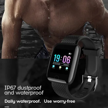 Naujas Stilingas D13 Smart Laikrodžiai Vyrams ir Moterims Elektroninio Sporto Laikrodžiai Smartwatch Fitness Tracker už Android, IOS