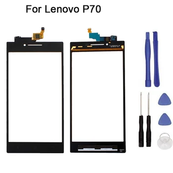 Naujas Touch screen Lenovo P70-T Touch Ekranas skaitmeninis keitiklis Priekinio Stiklo Touch Panel Pakeitimas + įrankio
