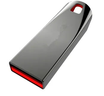 Naujas visu pajėgumu Super maža Vandeniui USB Flash Diskas 128GB 64GB 32GB 16GB 8GB pen drive flash pendrive) atminties usbstick