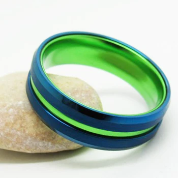 Naujas Vyrų Vestuvių Juostoje Žiedai Klasikinis Jubiliejų Dovana Sužadėtuvių Žiedas 
