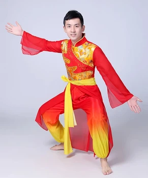 Naujas Yangko būgno komanda drabužių vyrams ir moterims suaugusiųjų nacionalinės vėjo būgnais drabužių drakonas ir liūtas kostiumas kostiumai