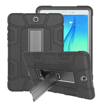 Naujas Šarvai Case for Samsung Galaxy Tab 9.7 SM-T550 SM-T555 T550 P550 Silicio atsparus smūgiams Stovėti Odos Apvalkalas Tablet Atveju +FilmPen