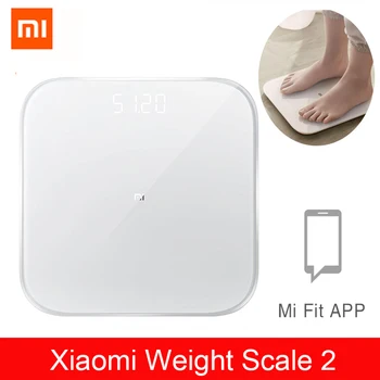 Naujausias Xiaomi Mi Smart Svoris 2 Masto Sveikatos Koeficientas Masto Bluetooth 5 Skaitmeninio Masto Parama Android 4.3 Ios 9 Mifi app 150 kg.