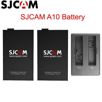 Nauji Originalus SJCAM A10 2650mAh Atsarginės Įkraunama Li-on Baterija Ir Kroviklis Reikmenys SJCAM A10 WiFi Sporto DV Kamera