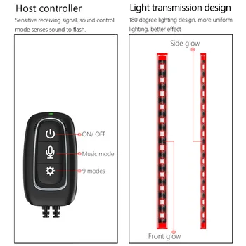 Naujų automobilių atmosfera šviesos mygtuką dvi viena koja atmosfera šviesos 