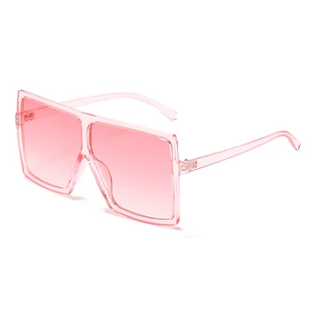 Negabaritinių Akiniai nuo saulės Moterims Mados Aikštė Didelis Akinių Rėmelių Vintage Retro Akiniai Unisex Oculos Feminino gafas de sol E001
