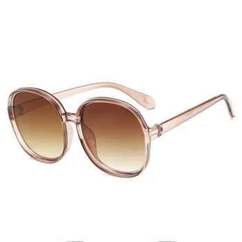Negabaritinių Apvalūs Akiniai nuo saulės Moterims, Prabangos Prekės ženklo Mados Saulės akiniai 2020 Ponios Moteris Akinius Gafas Atspalvį de sol UV400 okulary
