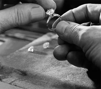 Nemokamai Siunčiami Sertifikatą Originalus S925 Sidabro Cirkonio Diamond Vestuvių Žiedai Nuotaka Moterų Sužadėtuvių Dovana, Papuošalai