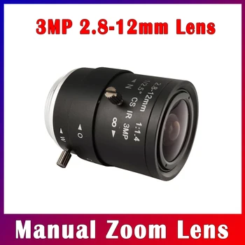 NEOCoolcam HD VAIZDO Kameros Objektyvas 3.0 MP 2.8-12mm Varifocal Saugumo Kameros Lęšis Rankinis Zoom & Focus CS Kalno