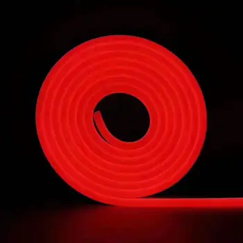 Neon Minkštas Led Apšvietimas 6x12 8x16 Spalvingas su Silikagelio Festivalis Apdailos Atmosfera Led Juostos Lempos 120leds/m DC12v/24v