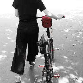 Neperšlampamas maišelis rankenos jojimo mobilųjį telefoną pagrindinė priemonė saugojimo krepšys pečių maišą MTB kelių dviratis sulankstomas dviratis universalios