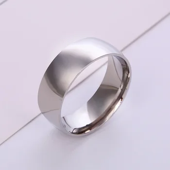 Nerūdijančio Plieno Ornamentais Titano Plieno Žiedas 8mm už Kampo Šviesos Masto Nerūdijančio Plieno 2020 Vyrų Įsitikinę Žiedas