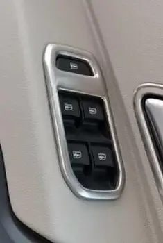 Nerūdijančio plieno vidaus duris lango jungiklis kontrolės dekoratyvinis dangtelis slenkstukai Renault Dacia Duster 2018-2021