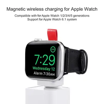 Nešiojamų Magnetinio Smartwatch USB Belaidį Įkroviklį, 
