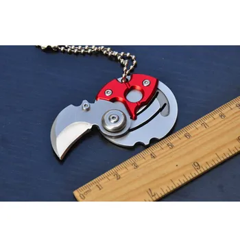 Nešiojamų Mini Sulankstomas Peilis Peilis išgyvenimo taktinis EDC Lauko Priemonė, Monetos Peilis karambit medžioklės Kišenėje Peilis pjovimo Keychain