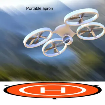 Nešiojamų UAV Stovėjimo Nukreipimo Trinkelėmis Tranai Sraigtasparnis Prijuostė Neperšlampama Drone Priedai 55cm Fast-fold Nukreipimo Trinkelėmis