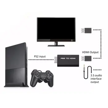 Nešiojamų už PS2 su HDMI suderinamus Garso ir Vaizdo Keitiklis Adapteris AV HDMI suderinamus Kabelis SONY PlayStation 2