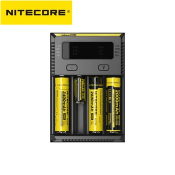 Nitecore Naujas I2 I4 Digi įkroviklis LCD Protingas Schema li-ion Už 26650 18650 16340 14500 AAA Baterijos Kroviklis