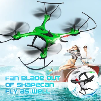 Nuotolinio Valdymo Orlaiviai 2.4 G RC Drone Quadcopter Vandeniui ir Upuść Atsparus Vienas pagrindinių Grįžti Drone RC Žaislai Vaikams