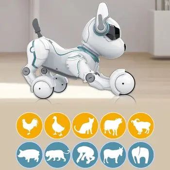 Nuotolinio Valdymo Robotas Šuo Žaislas Vaikas Anksti Švietimo Žaislas Smart Stunt Šuniukas Robotas