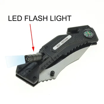 OEM Taktinis Peilis su LED Flash 