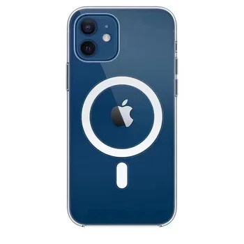 Oficialus Magsafe Telefono dėklas skirtas iPhone 12 Mini Pro Max 5.4 6.1 6.7 Paramos Belaidžio Įkrovimo skaidraus Akrilo Padengti Apsaugos Sunku