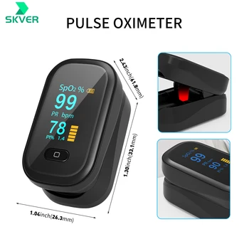 OLED Oximetro Širdies ritmo Pulse Oximeter Spo2 Nešiojamų Piršto Oximeter Kraujo Soties Stebėti PR Oxymeter De Dedo Pulso Oximetro