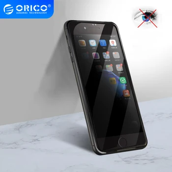 ORICO Anti Spy Skaidraus Stiklo Screen Protector, iphone 6 6S Grūdintas Stiklas iphone 7 8 Plius Privacy Screen Protector