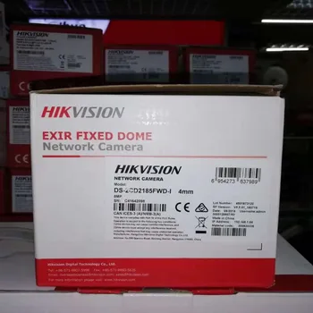 Originalus Hikvision DS-2CD2185FWD-aš 8MP Tinklo mini dome saugumo VAIZDO stebėjimo Kamera su POE, SD kortelės 30m IR H. 265+ IP kameros