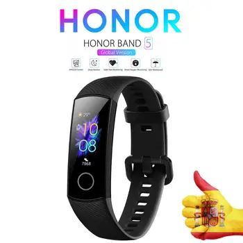 Originalus Huawei Honor Band 5 Pasaulio versija deguonies kraujo Grupė smart širdies ritmo Monitorius žiūrėti apyrankė