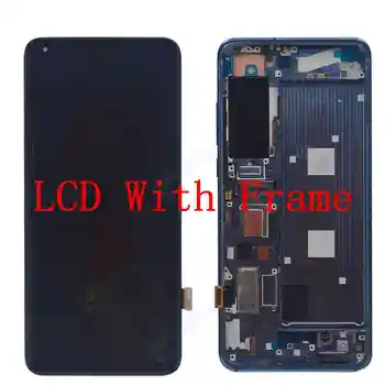 Originalus LCD Xiaomi Mi10 Mi 10 Pro LCD Ekranas Jutiklinis Ekranas skaitmeninis keitiklis Asamblėjos Pakeisti Už Xiaomi 10 5G Ekranas su karkasu