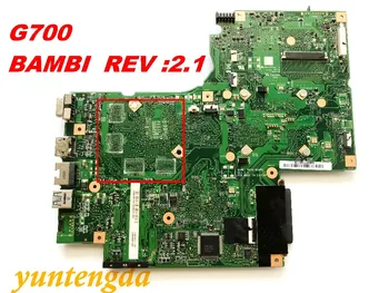 Originalus Lenovo G700 plokštė BAMBI REV: 2.1 išbandyti gera nemokamas pristatymas jungtys
