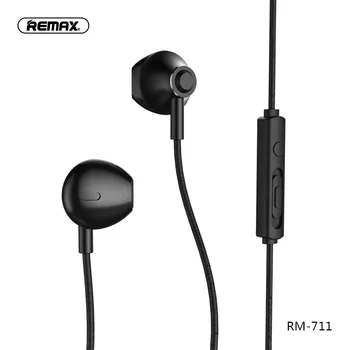 Originalus Remax Ausinės su Mikrofonu Paramą, Muzikos Valdymo išmaniųjų telefonų RM-711