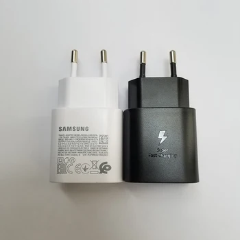 Originalus Samsung S20 Ultra Įkroviklis 25W Super Greitas Įkrovimas naudojant Maitinimo Adapterį Galaxy Note10+ A90 A91 A81 A80 A70 A71 A60 A50 A51