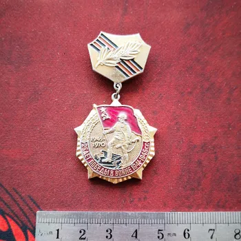 Originalus Sovietų Sąjungos Tėvynės Pergalę Ženklelis 25-Metis Medalis 1970th Specialias Atminimo Aliuminio Medalis Senas Pin