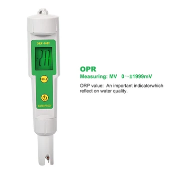 ORP-169E/169F ORP Matuoklis oksidacijos-redukcijos Testeris Detektorius Su Keičiamomis Zondas oksidacijos-redukcijos Potencialą Analizatorius