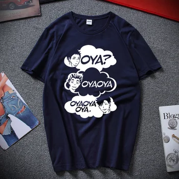 Oya Oya Oya Haikyuu Vyrų Marškinėliai Kuroo Anime Bokuto Manga Shoyo Tinklinis Kūrybos Tee Marškinėliai Trumpomis Rankovėmis T-Shirt Medvilnė