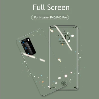 P40 30 Pro Stiklo Screen Protector For huawei 30 p40 pro Kreivų Visiškai klijuoti Screen Protector 9h Grūdintas stiklas, Apsauginė Plėvelė