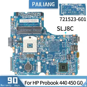 PAILIANG Nešiojamojo kompiuterio plokštę HP Probook 440 450 G0 Mainboard 721523-601 12238-1 Core SLJ8C IŠBANDYTI DDR3