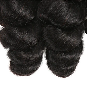 Palaidos Bangos Ryšulių Brazilijos Plaukų Pynimas Žmogaus Plaukų Ryšulių 30 Cm Palaidos Bangos 1 3 4 Ryšulius Styleicon Remy Hair Extension