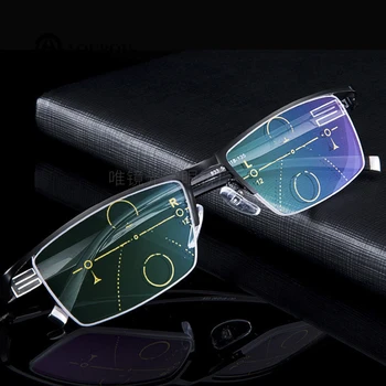 Palaipsniui multifocal objektyvas Toli ir arti naudoti intelligent Zoom Nuovargio prevencijos gafas bifocales lectura gafas montura hom