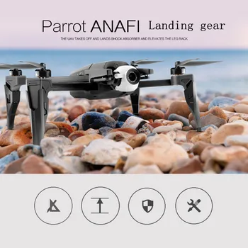 Papūga ANAFI važiuoklė amortizatorius padidinti Pratęstas kojų Apsaugos-laikiklis, skirtas Parrot anafi drone Priedai