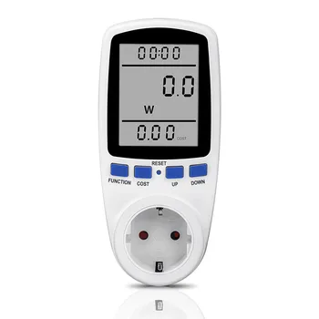Pažangi Maitinimo Metrų Wattmeter Lizdas, elektros Energijos apskaitos lizdas atsiskaitymo lizdas maitinimo stebėti JAV/JK/ES/AS/FR