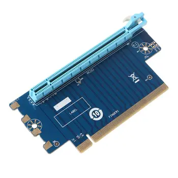 PCI Express 16X PCIe Riser Grafika Kortelės 90 Laipsnių Adapteris, skirtas 1U/2U Priimančiosios 4/6cm