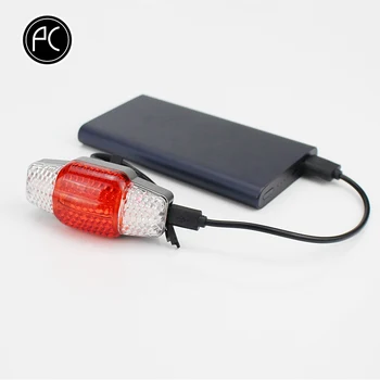 PCycling Dviračių Šviesos Protingas Posūkio Signalo, Stabdžių Šviesos USB Įkrovimo Šviesos COB LED Dviračio Žibintai Dviračių Lazerio užpakalinis žibintas