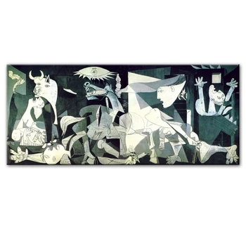 Picasso Guernica Garsaus Meno Paveikslų Spausdinimas Ant Drobės Meno Spaudinius Picasso Kūrinio Atgaminimą Sienos Nuotraukas Namų Puošybai