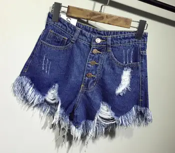 Pigūs didmeninė 2019 karšto pardavimo vasarą, Rudenį moterų mados atsitiktinis seksualus džinsinio šortai plius dydis ponios mielas viršutiniai drabužiai trumpas