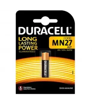 Pilas Duracell bateria originalus Alcalina Especial MN27 12V lizdinės plokštelės 5X Unidades