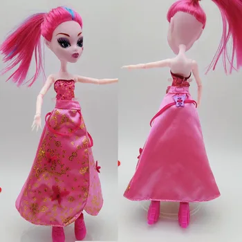 Pink Šalis Suknelė Monster High Lėlės Vestuvių Suknelė Vasaros Suknelės Vestidos Vienas Gabalas Suknelės, Drabužiai Monstras Lėlės
