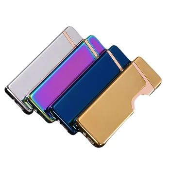 Pirštu Indukcijos USB Elektroninis Žiebtuvėlis Metalo Plazmos Dvigubo KAMPO Žiebtuvėlio Ugnies Starteris Elektrinis Turbo Žiebtuvėliai Vyrų Dovanos